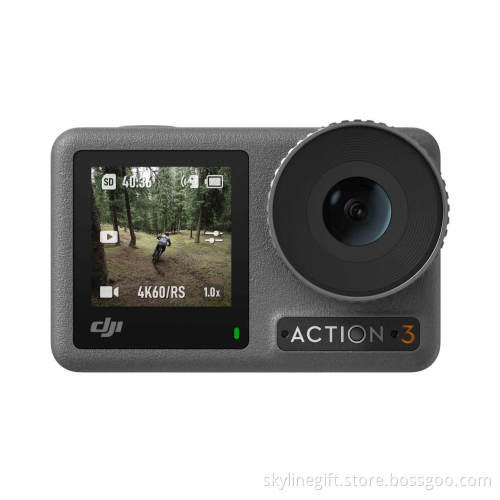 DJI Osmo Action 3 16m waterproof without case DJI Osmo Action 3 Adventure Combo with Cold Resistant & Long-Lasting